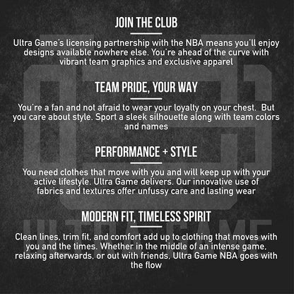 Men'S NBA Official Full Zip Hoodie Sweatshirt