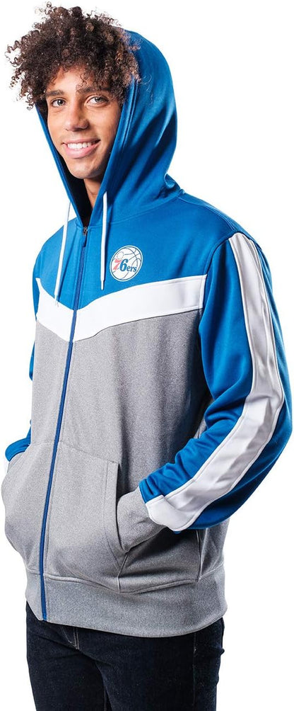 Men'S NBA Official Full Zip Hoodie Sweatshirt