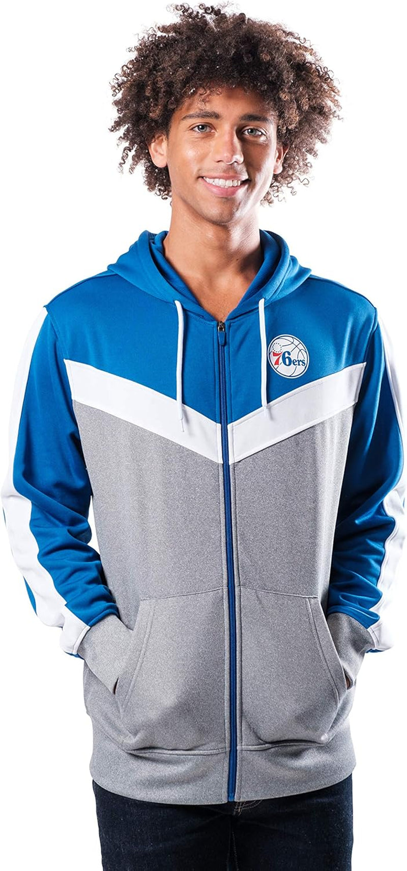 Men'S NBA Official Full Zip Hoodie Sweatshirt